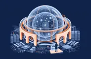 Editorial illustration for an article about Safe Superintelligence Inc.